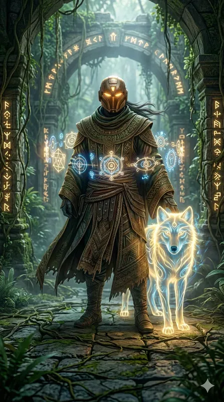 Cinematic Wolf Guardian Portraits