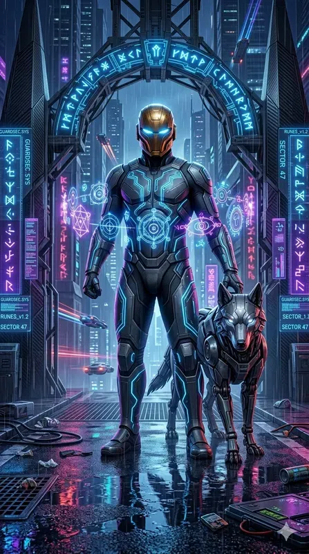 Cinematic Wolf Guardian Portraits