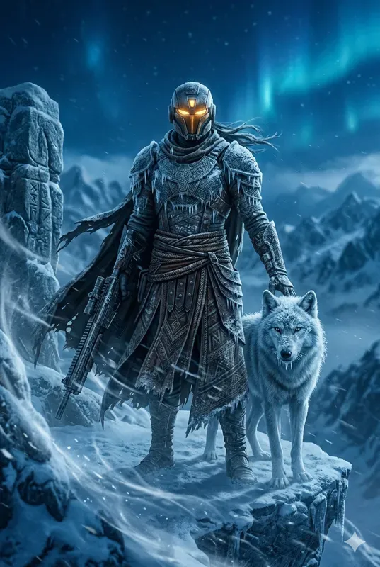 Cinematic Wolf Guardian Portraits