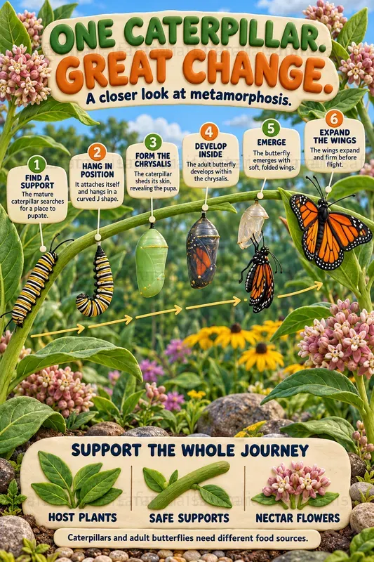 3D Clay Growth Process Infographics