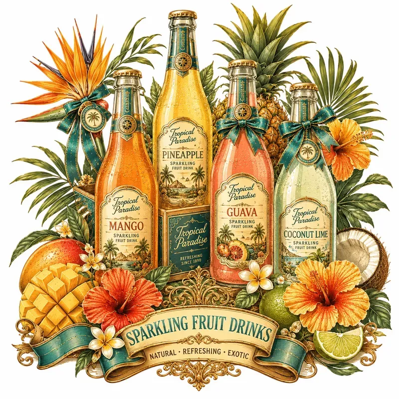 Vintage Product Bundle Illustrations