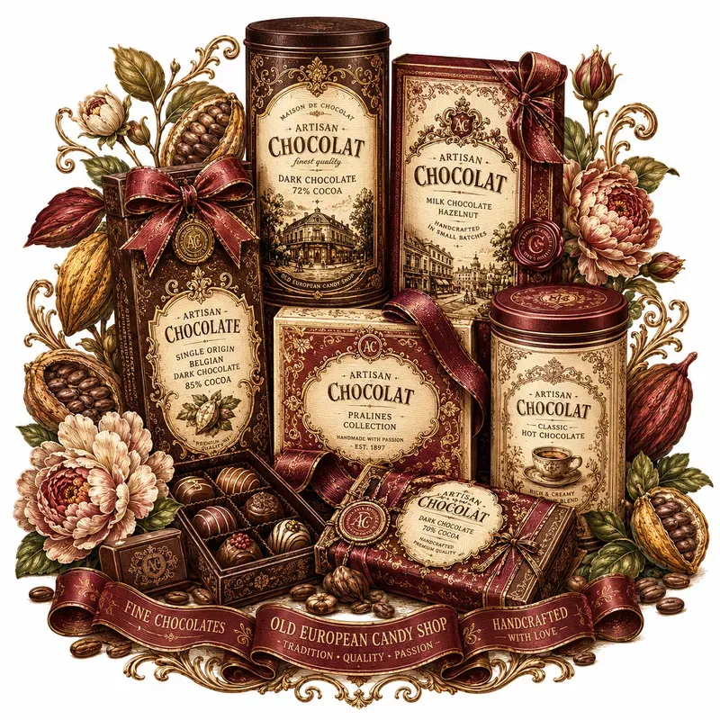 Vintage Product Bundle Illustrations