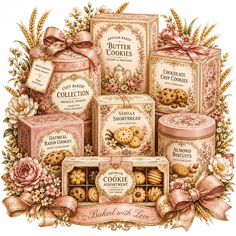 Vintage Product Bundle Illustrations