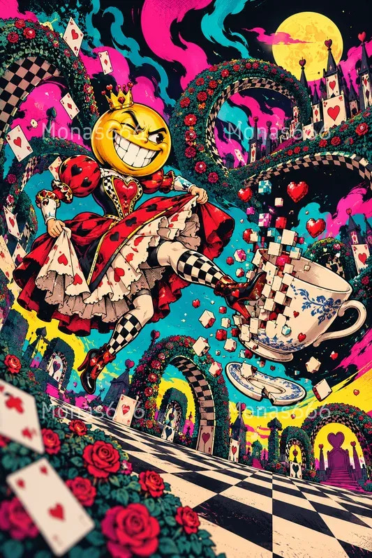 Psychedelic Akibapunk Arcade Mashups
