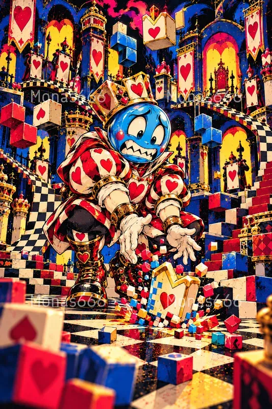 Psychedelic Akibapunk Arcade Mashups