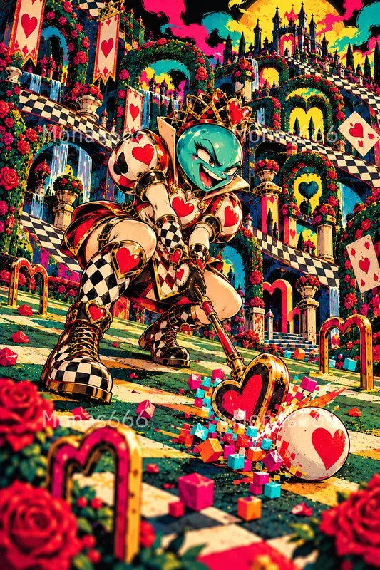 Psychedelic Akibapunk Arcade Mashups