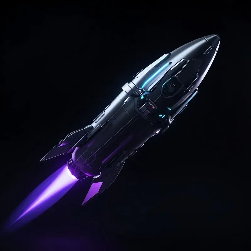 3D Cyberpunk Dark Mode Icons