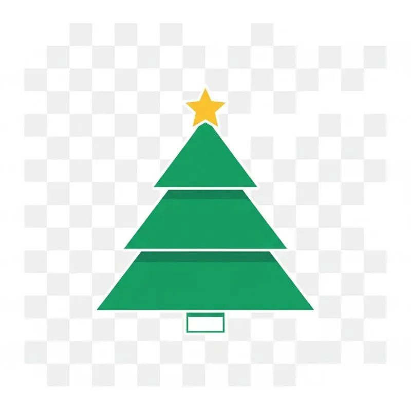 Ultracrisp Minimalist Christmas New Year