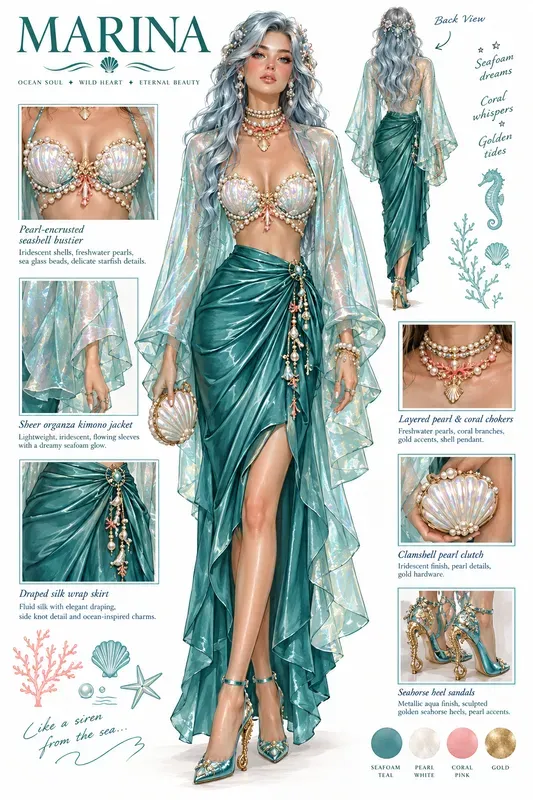 Fashion Concept Character Sheets