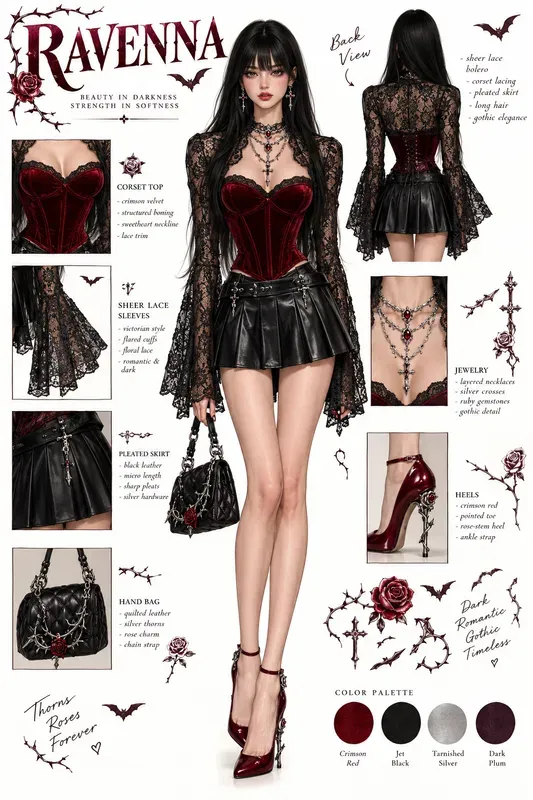 Fashion Concept Character Sheets