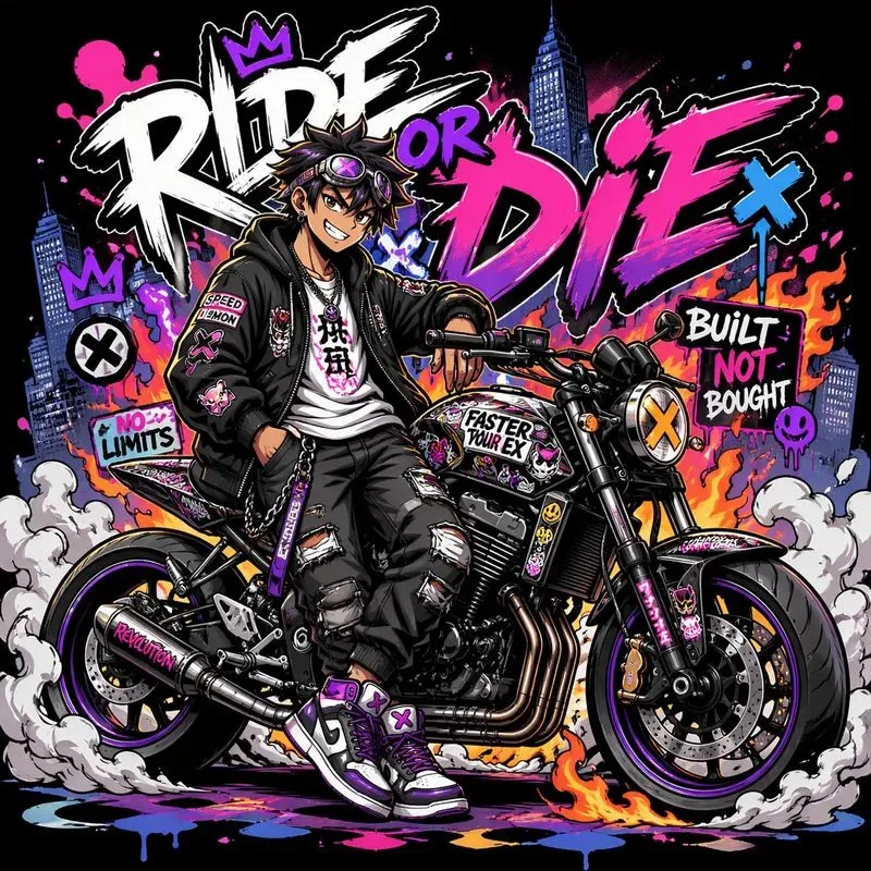 Urban Graffiti Streetwear Character Packs