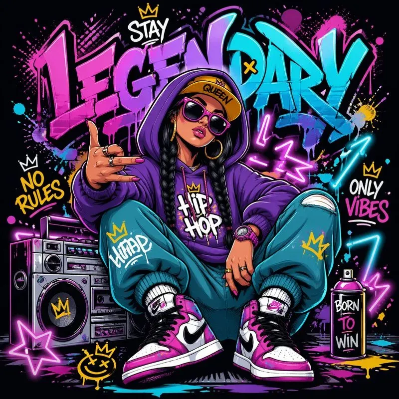 Urban Graffiti Streetwear Character Packs