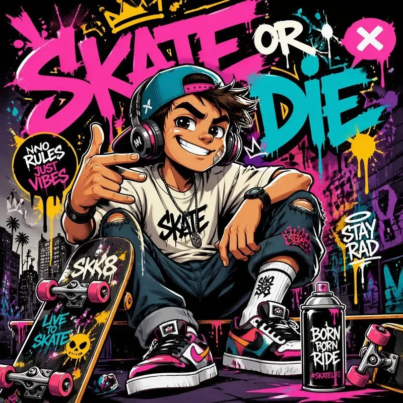 Urban Graffiti Streetwear Character Packs