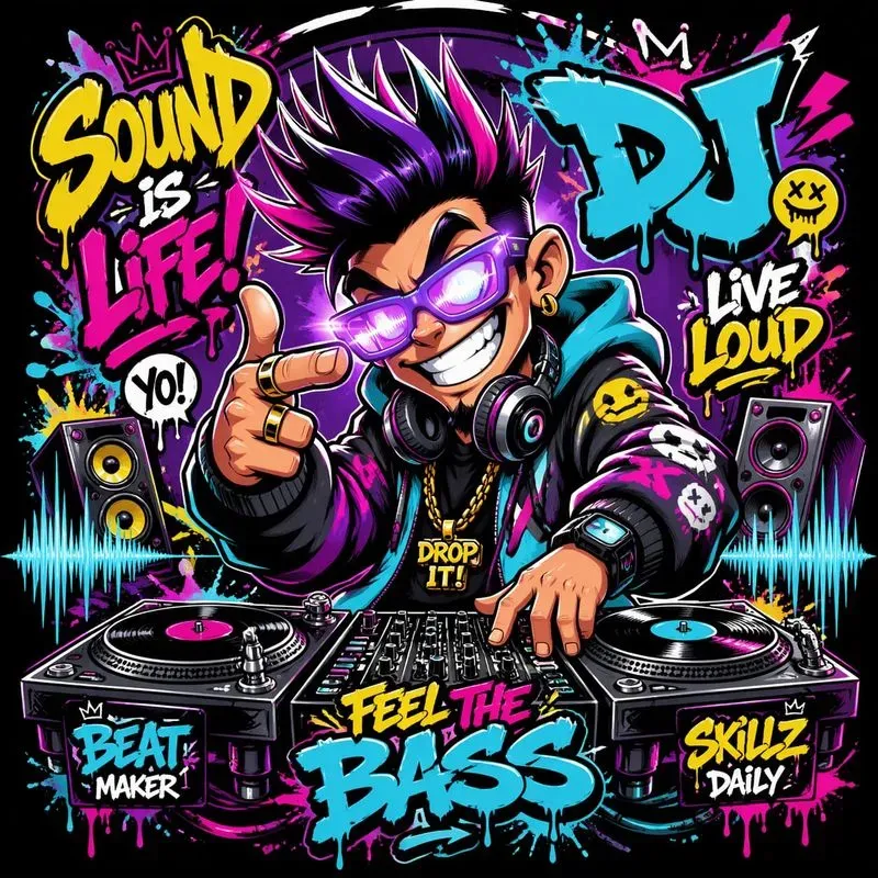 Urban Graffiti Streetwear Character Packs