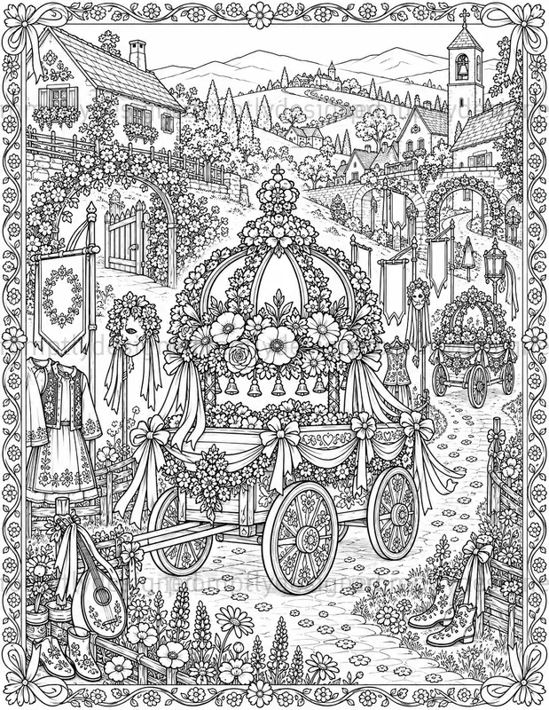 Forgotten Festivals Coloring Pages