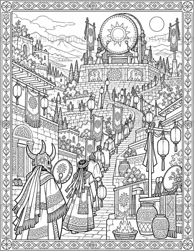 Forgotten Festivals Coloring Pages