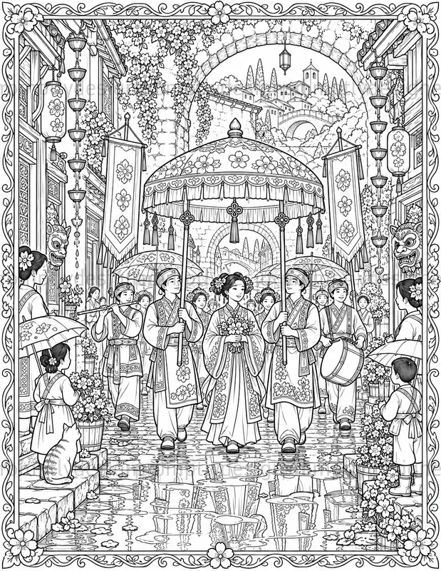 Forgotten Festivals Coloring Pages