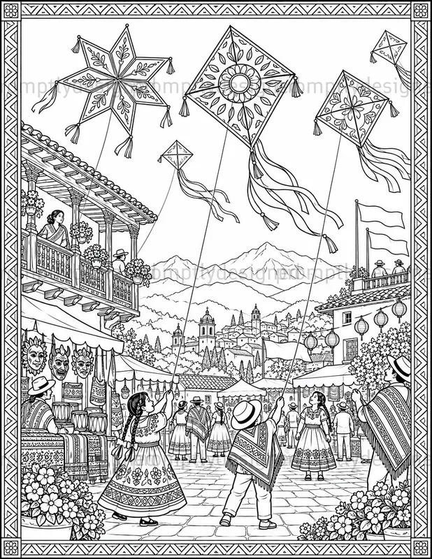 Forgotten Festivals Coloring Pages