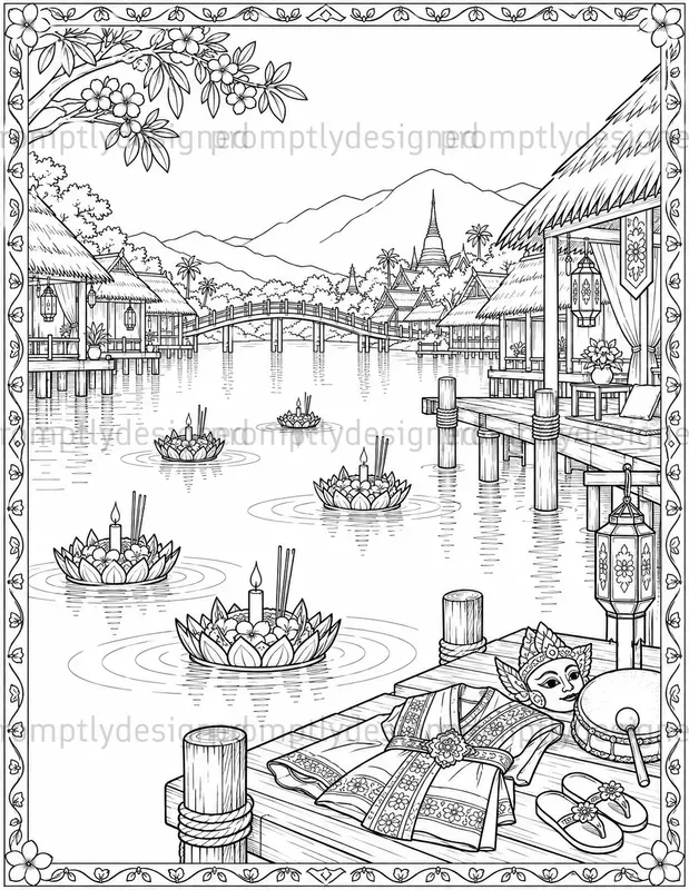 Forgotten Festivals Coloring Pages