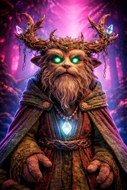 Retro Dreamwave Puppet Portraits