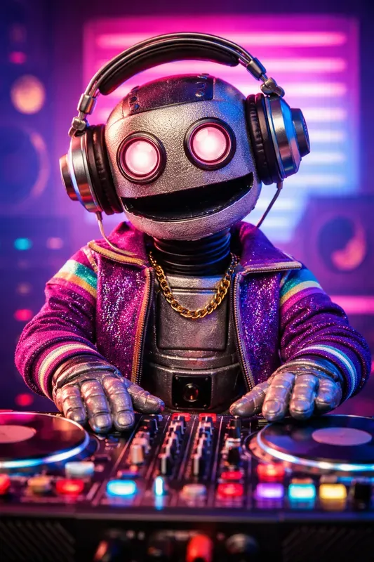 Retro Dreamwave Puppet Portraits