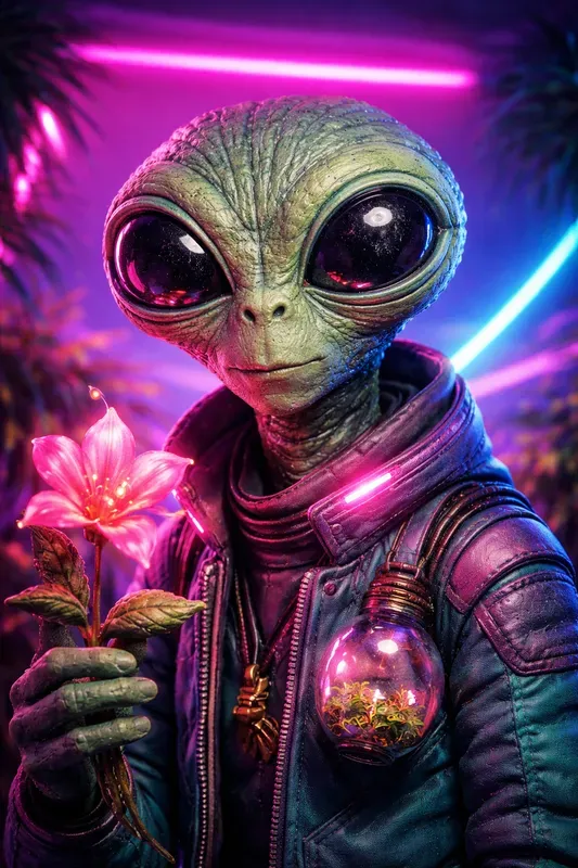 Retro Dreamwave Puppet Portraits