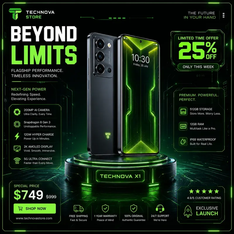 Cyber Sale Product Poster Kits