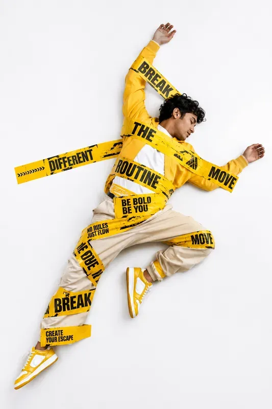 Human Tape Typography Posters
