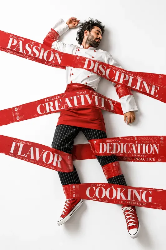 Human Tape Typography Posters
