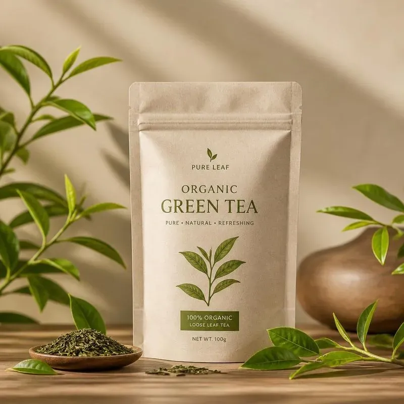 Premium Organic Tea Coffee Packagings