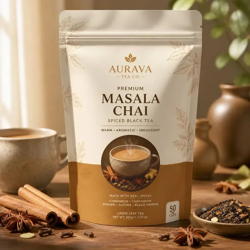Premium Organic Tea Coffee Packagings