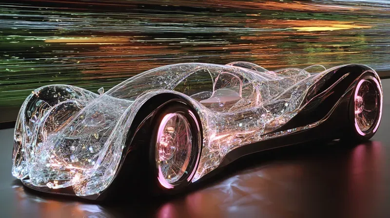 Futuristic Forged Carbon Crystal Hypers