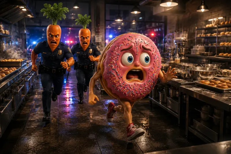Food Mascot Story Scene Generator