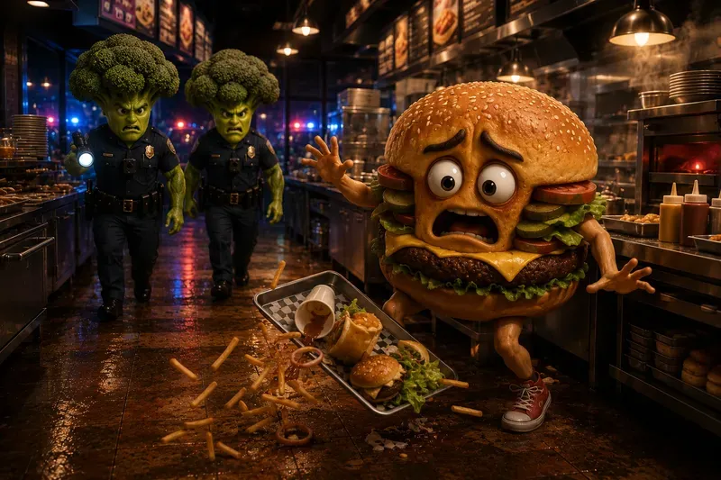 Food Mascot Story Scene Generator