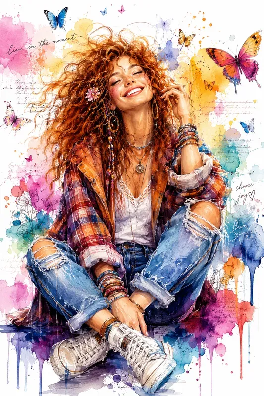 Expressive Watercolor Fashion Sketches