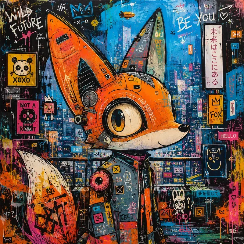 Abstract Urban Characters