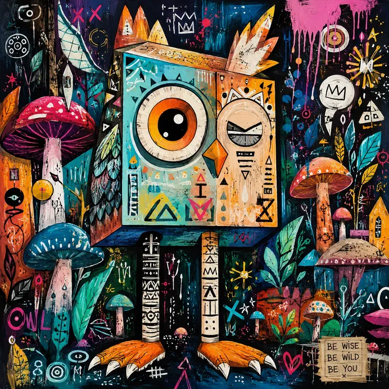 Abstract Urban Characters