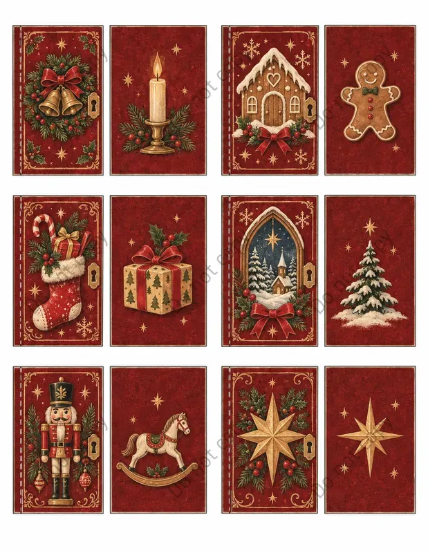 Junk Journal Flip Flap Door Sheets