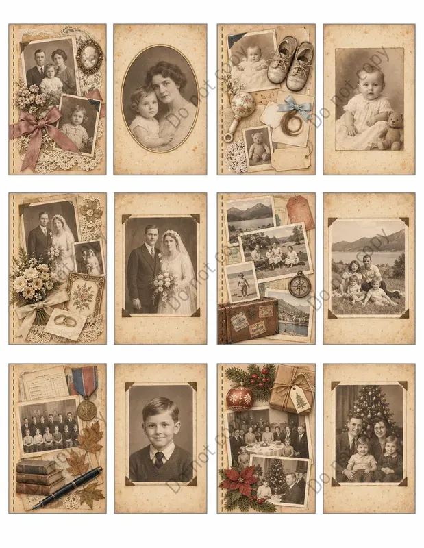 Junk Journal Flip Flap Door Sheets