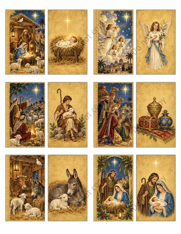 Junk Journal Flip Flap Door Sheets