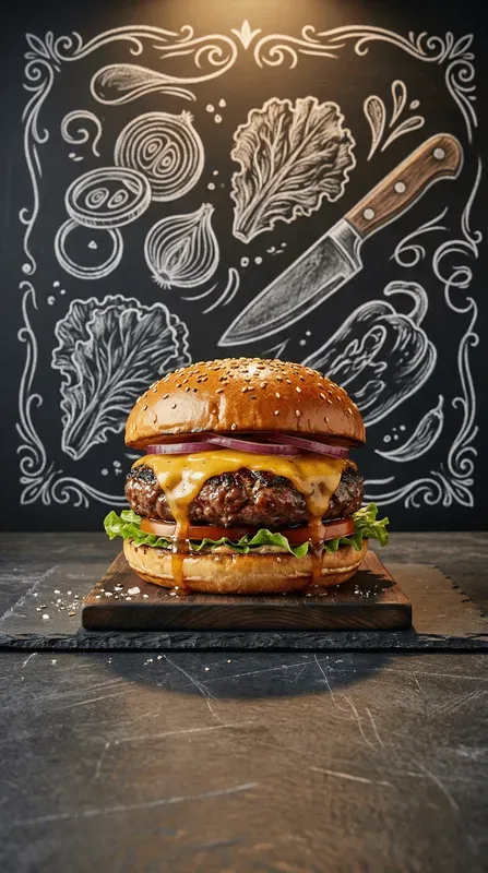 Chalkboard Bistro 3D Food Integrations