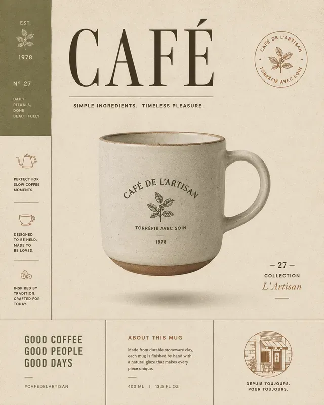 Minimal Editorial Poster Creators