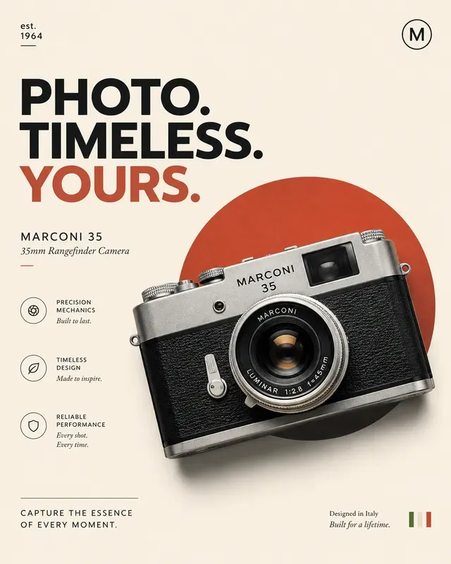 Minimal Editorial Poster Creators