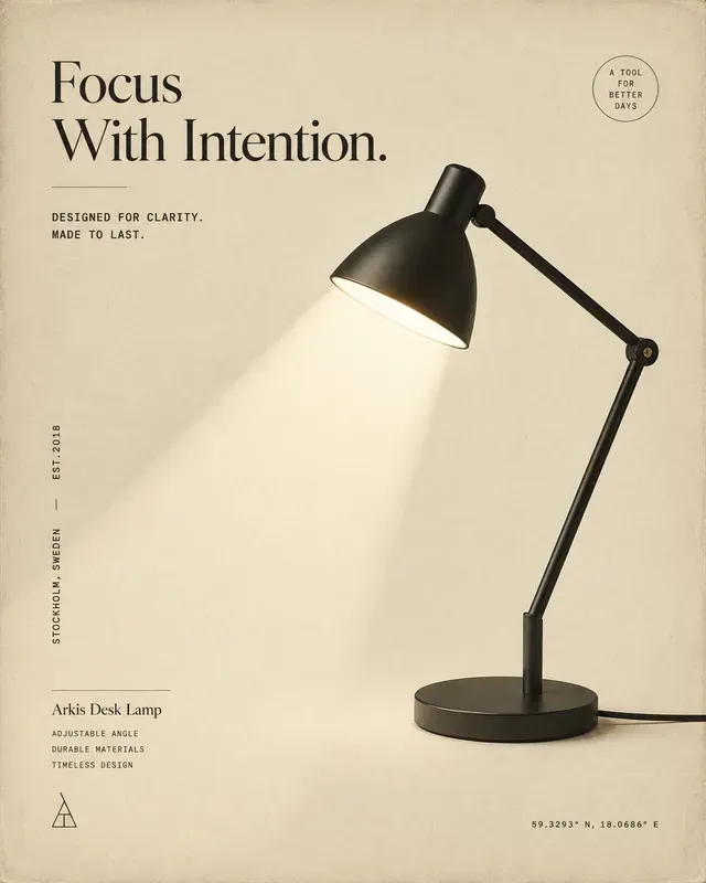 Minimal Editorial Poster Creators