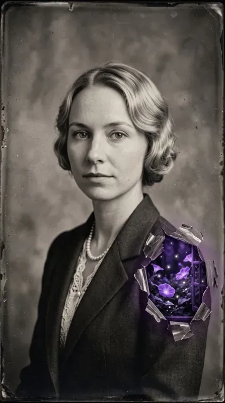 Surreal Peeled Emulsion Tintype Portraits