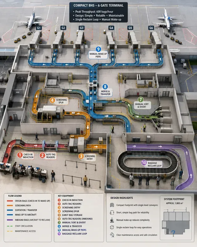 Airport Baggage Handling Flows