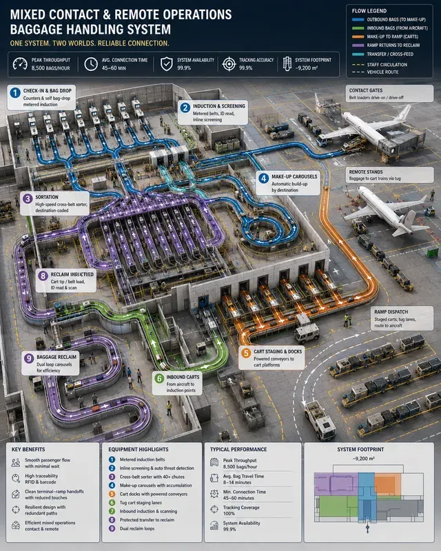 Airport Baggage Handling Flows