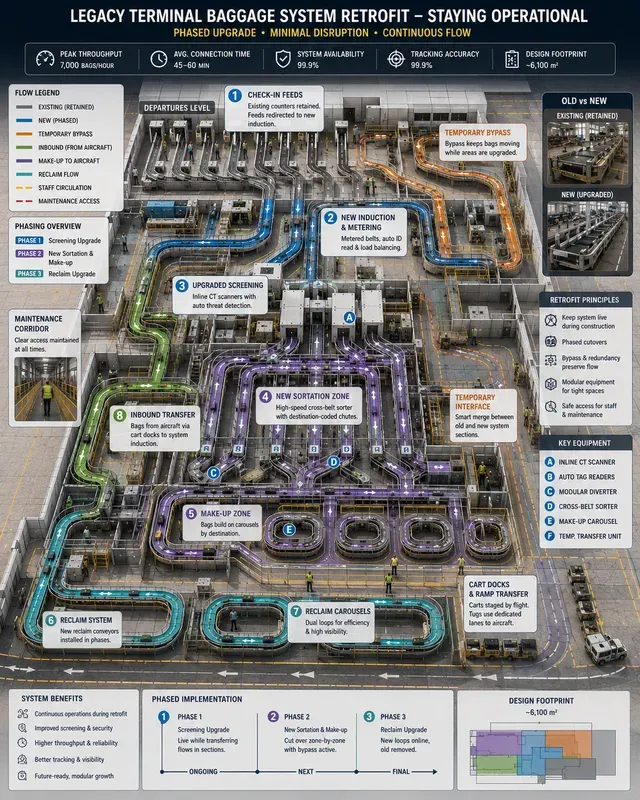 Airport Baggage Handling Flows