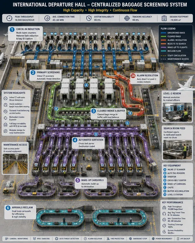 Airport Baggage Handling Flows
