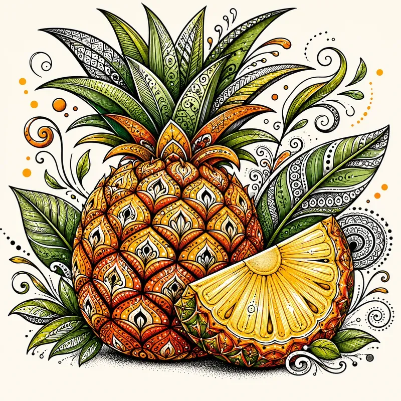Zentangle Fruit Art Packs